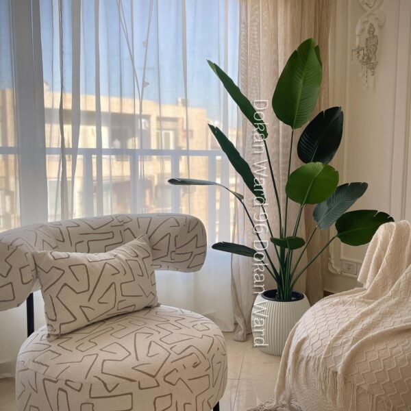 Artificial Banana Tree – Wide Denim Leaves